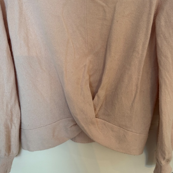 Repeat Cashmere Sweater with Twisted Hem Size Small organic pink 45739 - Picture 3 of 10